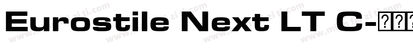 Eurostile Next LT C字体转换